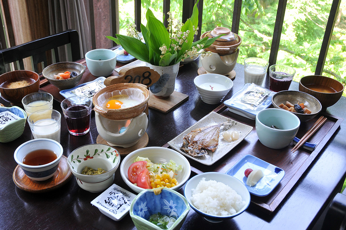 自在館の朝ごはん